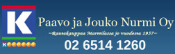 Paavo ja Jouko Nurmi Oy logo